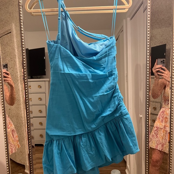 Kendall Lane turquoise mini dress - Picture 4 of 4